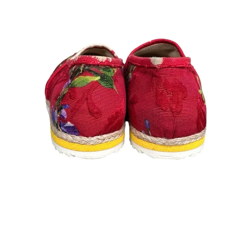 Dolce And Gabbana Girls Slip On Shoes s. 29 Italy Floral Espadrille Slip Ons